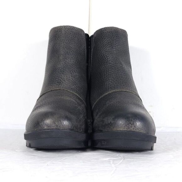 Sorel Women's Joan of ArcticII US5,5 gray Leather Waterproof Wedge Chelsea Boot - Picture 4 of 13